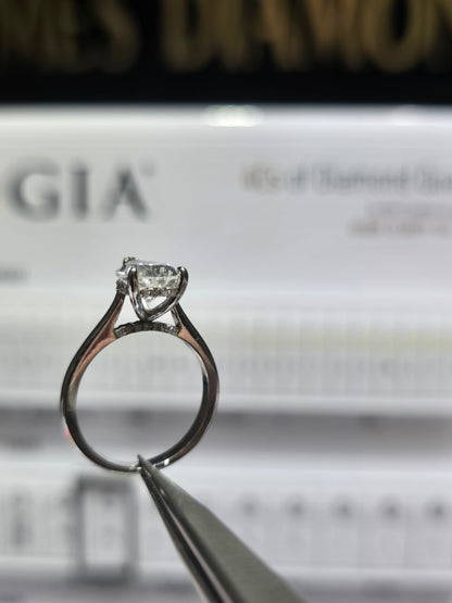 Pear rings 💎 Center 2.4 Carat 🔥 IGI Labgrown Diamomd
