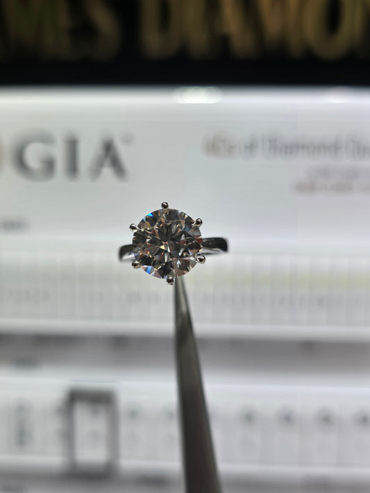 Solitaire rings 💍 5 Carat E/VS1 💎 IGI Labgrown Diamomd